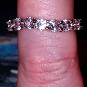 .925 WhiteTopaz ring size 5.5